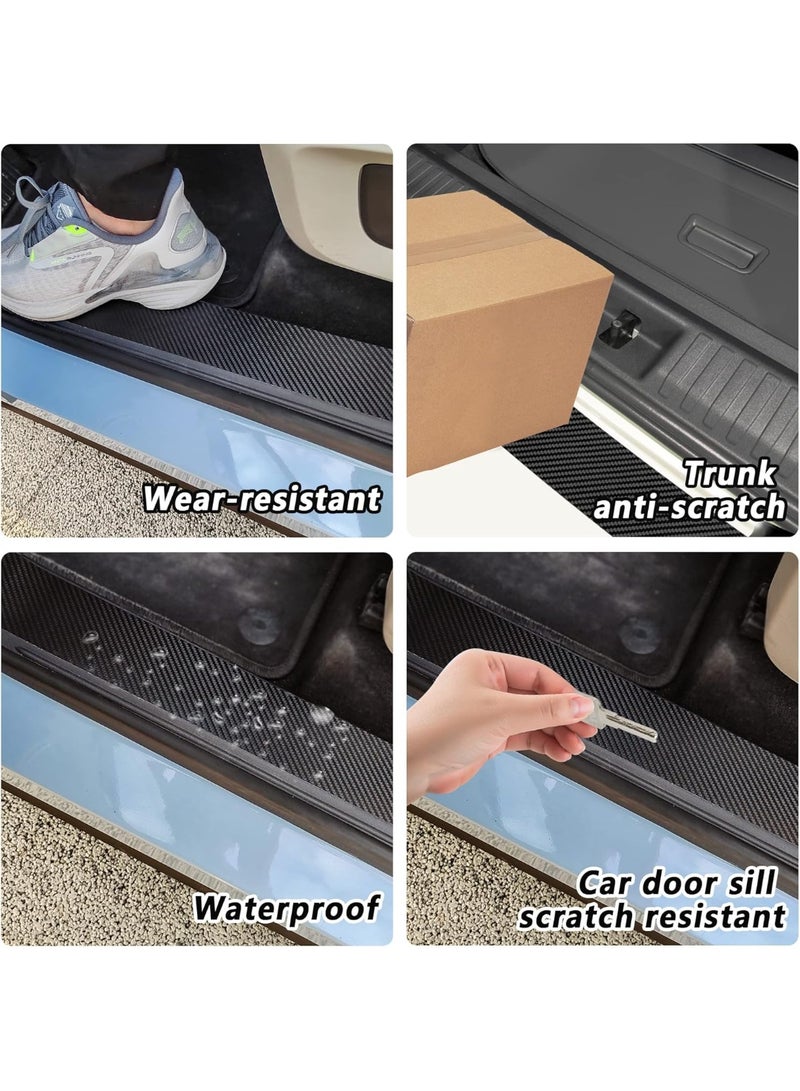 SRLIWHITE Car Door Sill Protector Stickers - Image 3